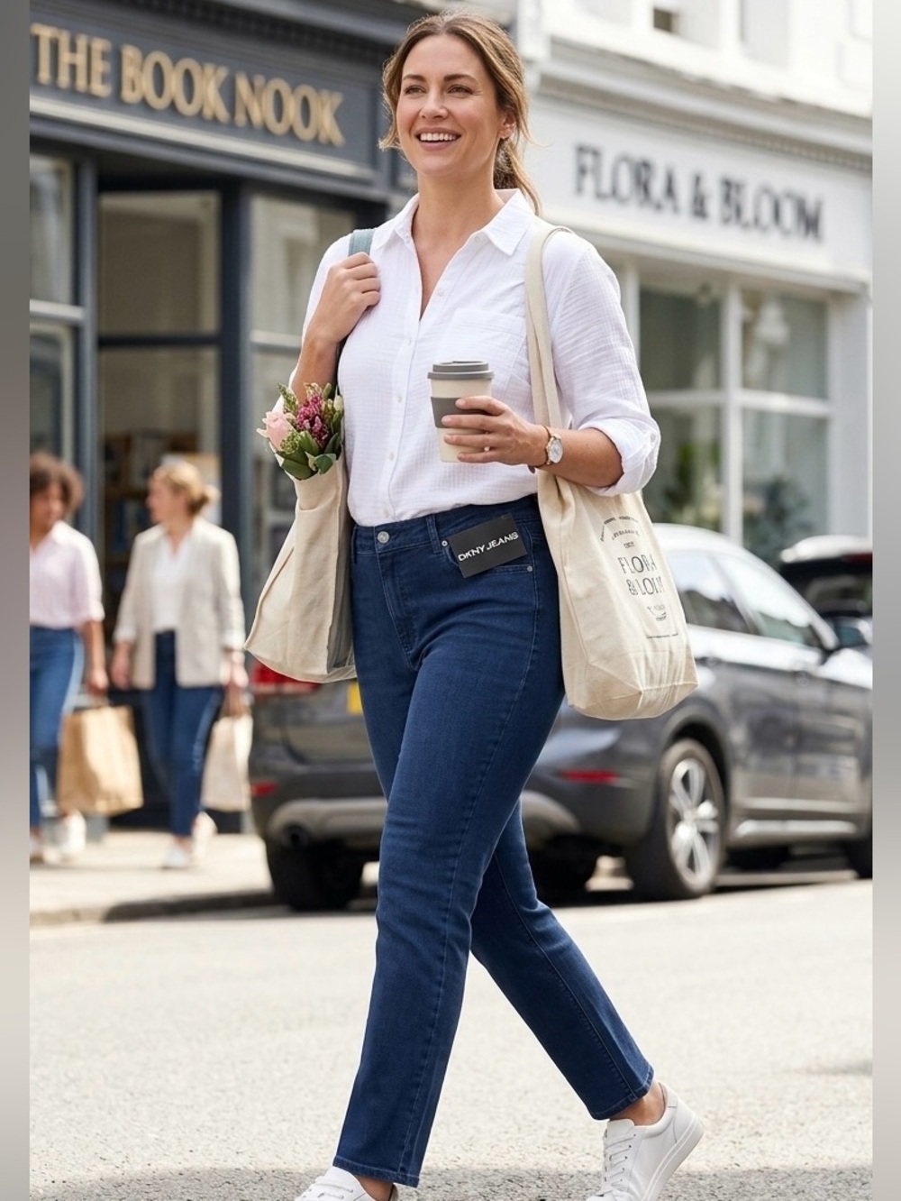 LMT: DKNY Jeans Style EORKF600 Dark Blue Jeans